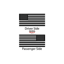 Load image into Gallery viewer, USA Flag Decal for 2018 - 2024 Ford Expedition 3rd Windows - Matte Black
