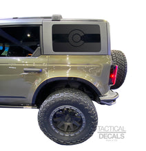 Load image into Gallery viewer, State of Colorado Decals for 2021 - 2023 Ford Bronco 4-Door Windows - Matte Black
