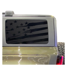 Load image into Gallery viewer, Distressed Flag Decal for 2021 - 2024 Ford Bronco 4-Door Windows - Matte Black
