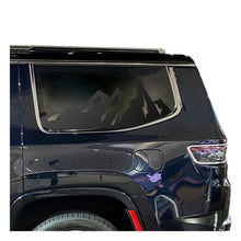 Load image into Gallery viewer, Mountain Scene II Decal for 2022-2023 Jeep Grand Wagoneer 3rd Windows - Matte Black
