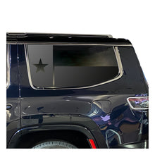 Load image into Gallery viewer, State of Texas Flag Design Decal for 2022-2024 Jeep Grand Wagoneer 3rd Windows - Matte Black
