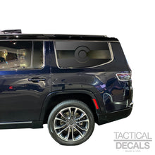 Load image into Gallery viewer, State of Colorado Flag Design Decal for 2022-2024 Jeep Grand Wagoneer 3rd Windows - Matte Black
