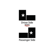 Load image into Gallery viewer, State of Texas Flag Decal for 2010-2022 Lexus GX460 3rd Windows - Matte Black
