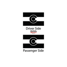 Load image into Gallery viewer, State of Colorado Flag Decal for 2010-2022 Lexus GX460 3rd Windows - Matte Black
