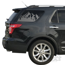Load image into Gallery viewer, Tactical Decals Outdoor Mountain Sceen Decal for 2011-2019 Ford Explorer 3rd Windows - Matte Black
