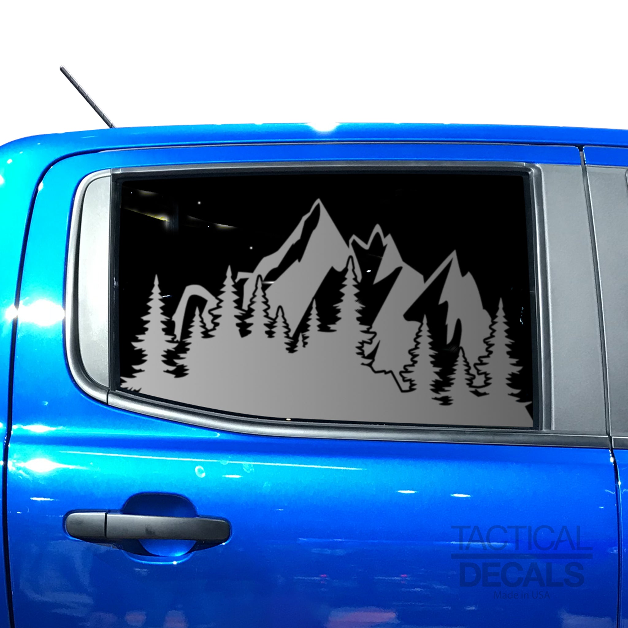 Outdoors Mountain Scene Decal for 2020 Ford Ranger Rear door Windows ...