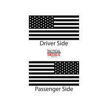 Load image into Gallery viewer, Tactical Decals USA Flag Decal for 2018-2020 Chevy Traverse 3rd Windows - Matte Black
