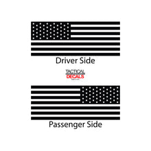 Load image into Gallery viewer, Tactical Decals USA Flag Decal for 2011 - 2020 Dodge Durango 3rd Windows - Matte Black
