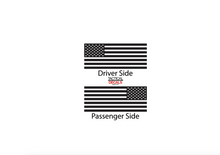 Load image into Gallery viewer, USA Flag Decal for 2021 - 2023 Ford Bronco 2-Door Windows - Matte Black
