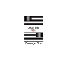 Load image into Gallery viewer, USA Flag Decal for 2022-2024 Jeep Grand Wagoneer 3rd Windows - Matte Black
