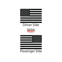 Load image into Gallery viewer, USA Flag Decal for 2010-2020 Lexus GX460 3rd Windows - Matte Black

