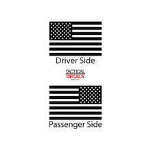 Load image into Gallery viewer, USA Flag Decal for 2015-2020 Lexus LX570 3rd Windows - Matte Black
