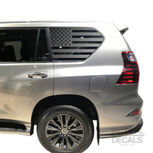 Load image into Gallery viewer, USA Flag Decal for 2015-2020 Lexus LX570 3rd Windows - Matte Black
