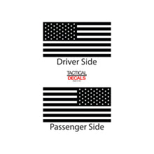 Load image into Gallery viewer, USA Flag Decal for 2015-2020 GMC Yukon 3rd Windows - Matte Black
