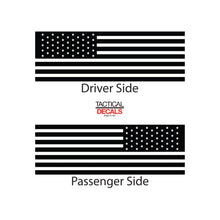 Load image into Gallery viewer, USA Flag Decal for 2015-2020 GMC Yukon XL 3rd Windows - Matte Black
