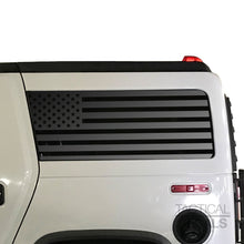 Load image into Gallery viewer, USA Flag Decal for 2002-2009 Hummer H2 3rd Windows - Matte Black
