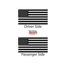 Load image into Gallery viewer, USA Flag Decal for 2006-2010 Hummer H3 3rd Windows - Matte Black
