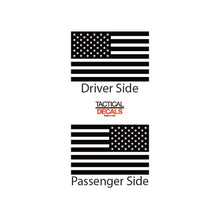 Load image into Gallery viewer, USA Flag Decal for 2008-2012 Jeep Liberty 3rd Windows - Matte Black
