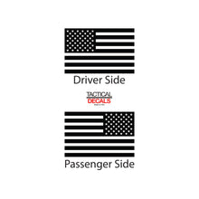 Load image into Gallery viewer, USA Flag Decal for 2020 Ford Ranger Rear door Windows - Matte Black
