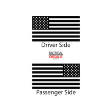 Load image into Gallery viewer, USA Flag Decal for 2014-2019 Toyota Highlander 3rd Windows - Matte Black
