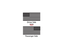 Load image into Gallery viewer, USA Flag Decal for 2008 - 2022 Toyota Sequoia Rear Windows - Matte Black
