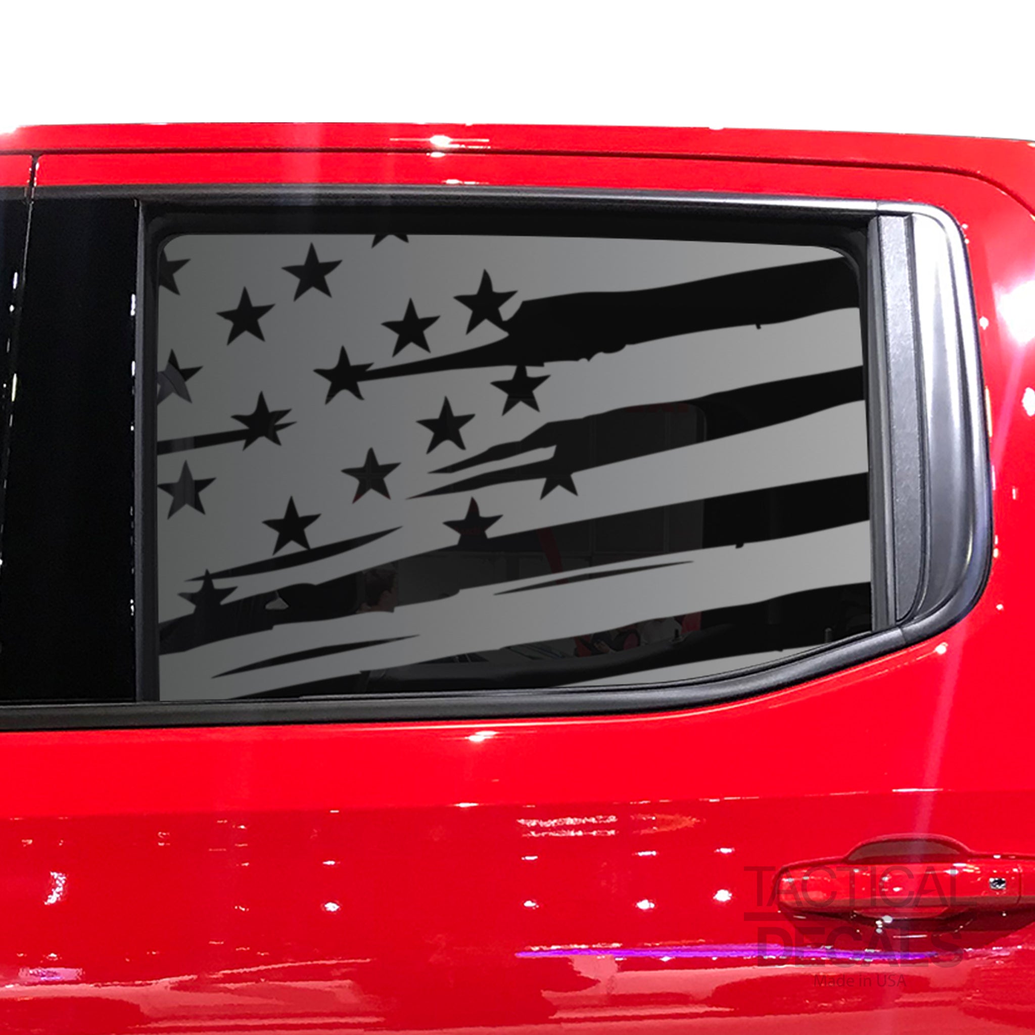 Sco Flag On Rear Window Chevy Truck Rear Window Decals