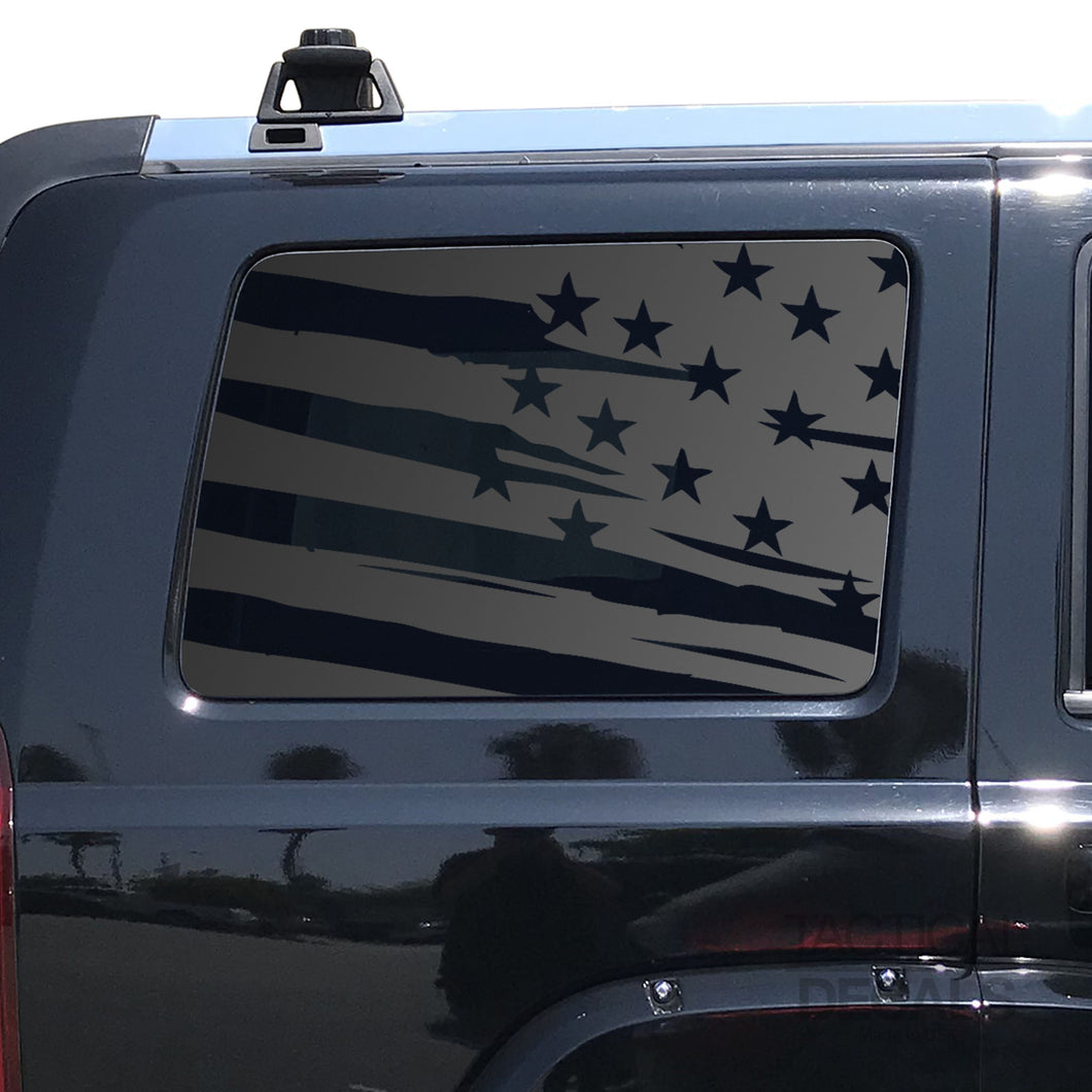 Distressed USA Flag Decal for 2002-2009 Jeep Commander 3rd Windows - M ...
